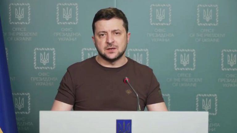 Volodymyr Zelenskyy PLEADS FOR A NO FLY ZONE AGAIN ON THE 3RD WEEK INTO THE WAR IN uKRAINE