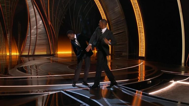 Will Smith didn't react well to one of Chris Rock's jokes