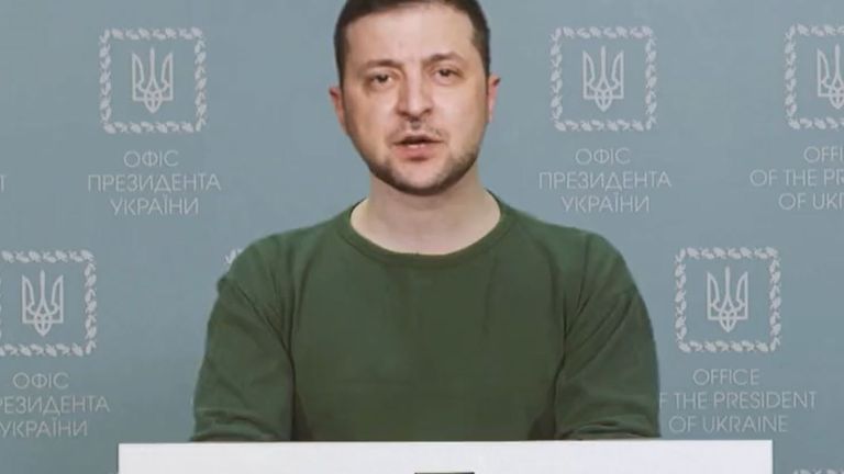 A faked video of the President of Ukraine is being shared online