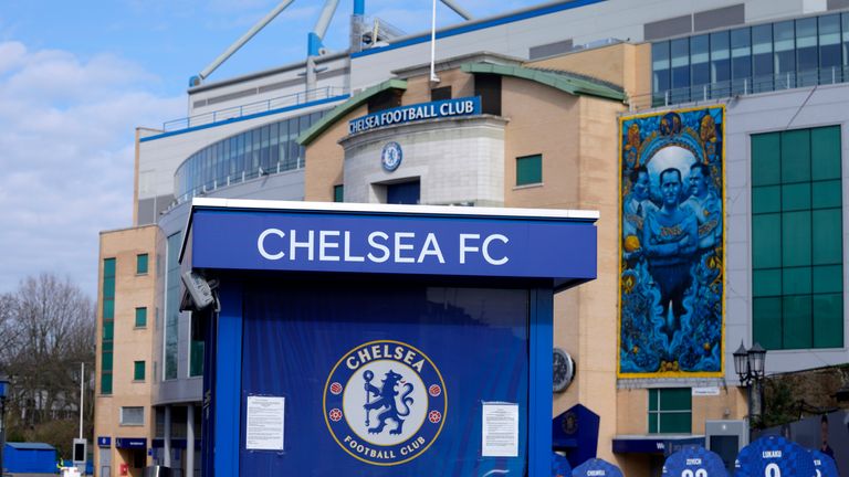 A view of Chelsea&#39;s Stamford Bridge stadium (AP)