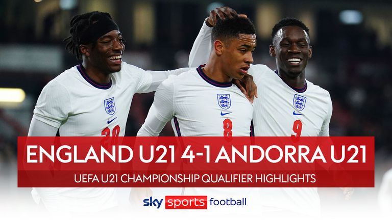 Inglaterra Sub-21 4-1 Andorra Sub-21