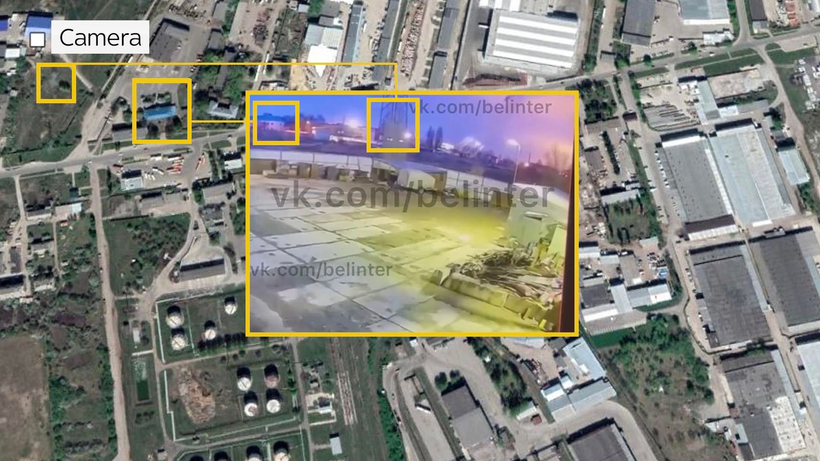 Ukraine War What We Know About The Helicopter Attack On An Oil Depot   Skynews Belgorod Forensics 5725599 