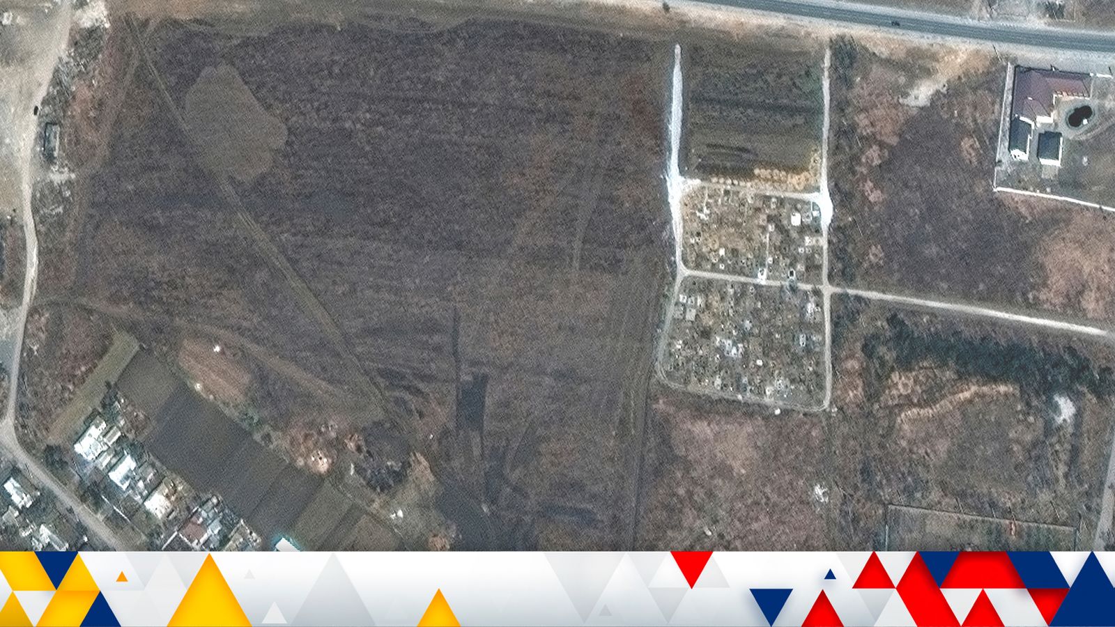 Satellite images show expanding mass graves in Mariupol; Putin cancels storming of steel plant; Kremlin says ‘don’t worry’ about British pair