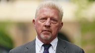 Three-time Wimbledon champion Boris Becker, arrives for sentencing at Southwark Crown Court, in London, after he was found guilty of four charges under the Insolvency Act during his bankruptcy trial. Picture date: Friday April 29, 2022.