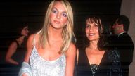 Britney Spears and her mother Lynne pictured at a pre-Grammys party in LA 2000. Pic: zz/Russ Einhorn/STAR MAX/IPx 2000/AP
