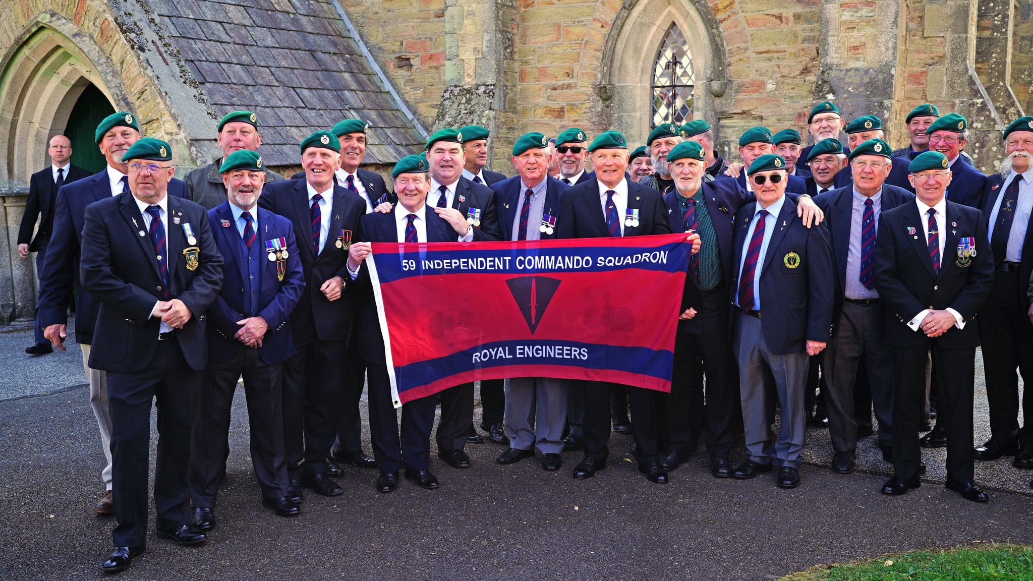 Harry Billinge Hundreds gather in streets to pay respects to late D