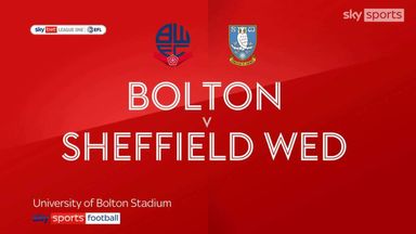 Bolton 1-1 Sheffield Wednesday