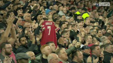 Anfield crowd shows support for Ronaldo with minute's applause