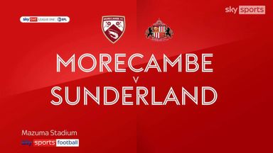 Morecambe 0-1 Sunderland
