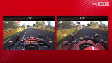 SkyPad: Leclerc vs Verstappen comparison