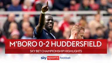Middlesbrough 0-2 Huddersfield