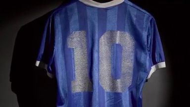 Maradona's 'Hand of God' shirt could reach £4m at auction