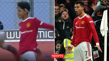 Siuuu!' Ronaldo Jr copies dad's iconic celebration after scoring | Video |  Watch TV Show | Sky Sports