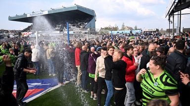 Forest Green celebrate historic promotion to League One