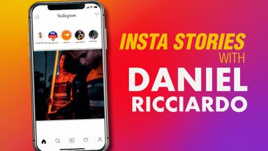 Insta stories with Daniel Ricciardo