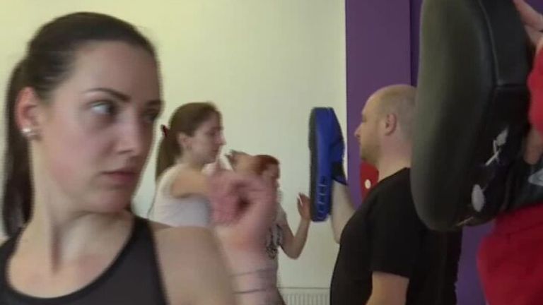 A studio in Lviv previously used for dance and yoga classes has been turned into a space for self-defence and first aid training as the war in Ukraine enters its seventh week. 