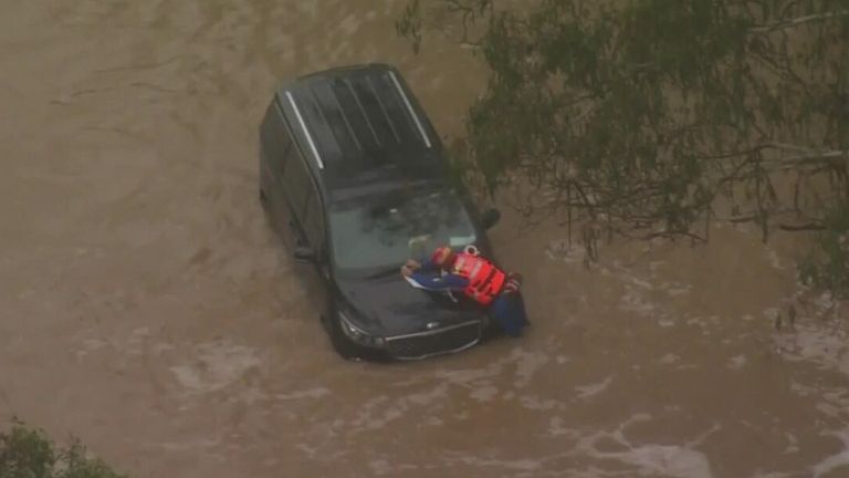  Major flood warning have been issued across New South Wales as heavy rainfall causes havoc across the state