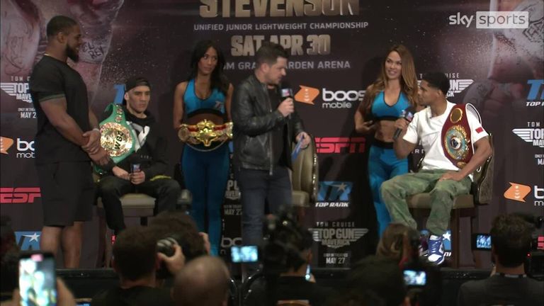 Shakur Stevenson Wins Ringwalk Coin Toss Video Watch TV Show Sky Sports