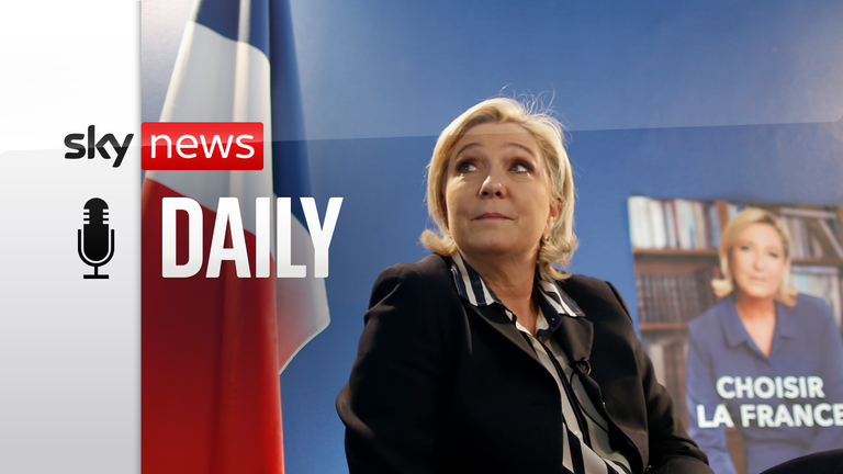 Marine Le Pen, French National Front (FN) candidate for 2017 presidential election, speaks during an interview with Reuters in Paris, France