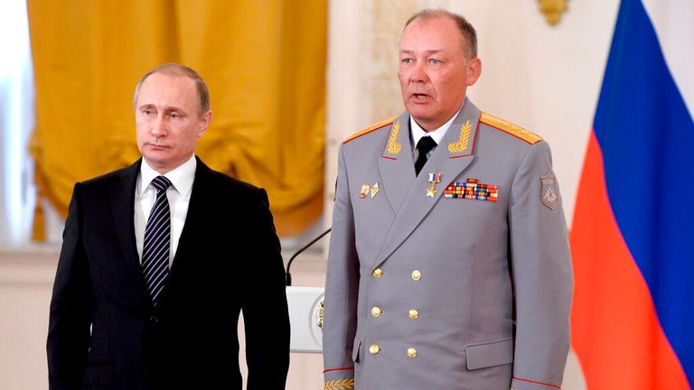 Alexander Dvornikov is said to have been put in charge of Russia&#39;s invasion. Pic: AP