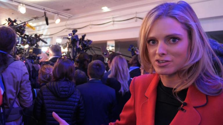 Ali Fortescue at Marine Le Pen&#39;s headquarters in France on the night that she lost the French election