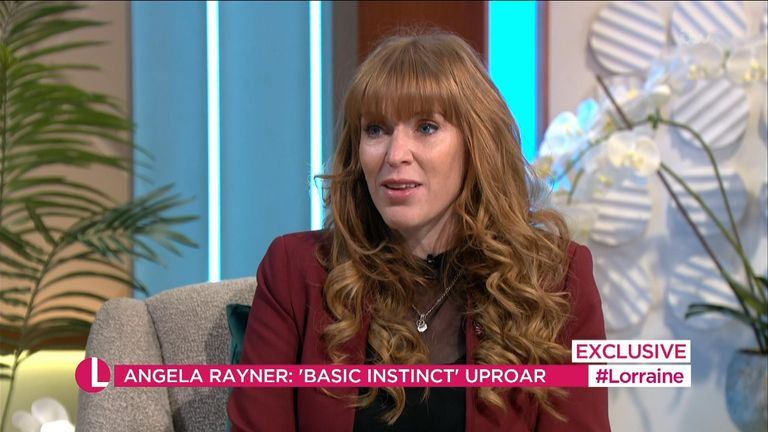 Angela Rayner appears on ITV&#39;s Lorraine