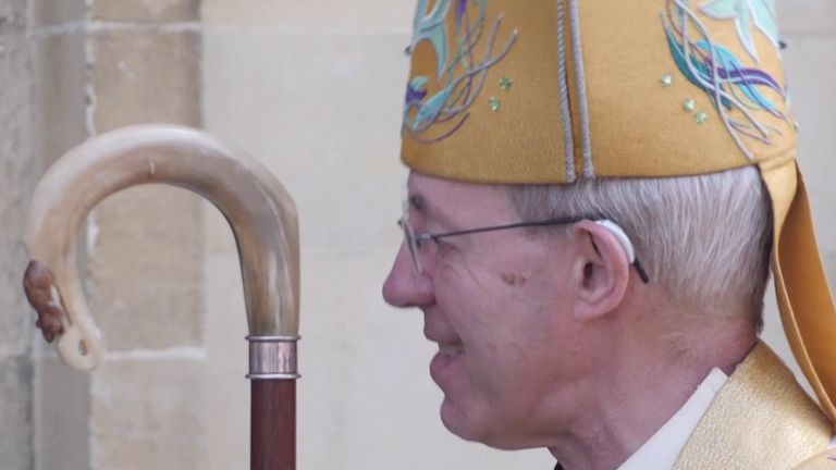 Archbishop Justin Welby used his Easter Sermon to say the Government's asylum plans are 
