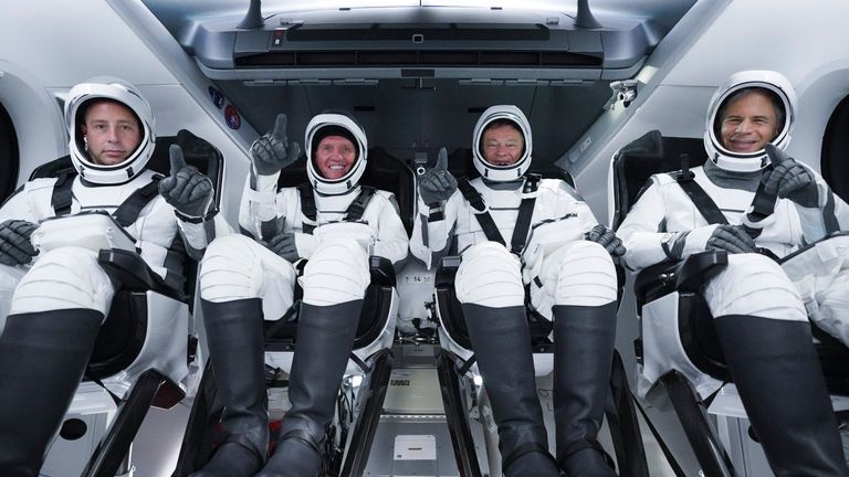 As the men are conducting commercial research they object to the term &#39;space tourist&#39;