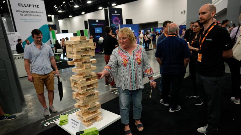 Supporters say Bitcoin is built on strong foundations - critics warn the cryptocurrency is a Jenga tower that could collapse at any moment