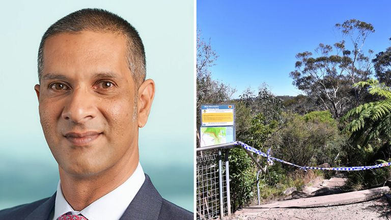 Mehraab Nazir and his nine-year-old son were killed in a remote part of the Blue Mountains in New South Wales
