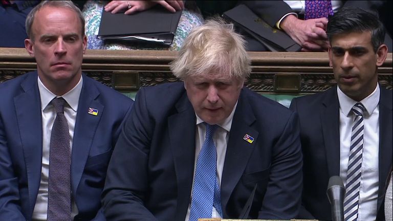  Boris Johnson in the Commons