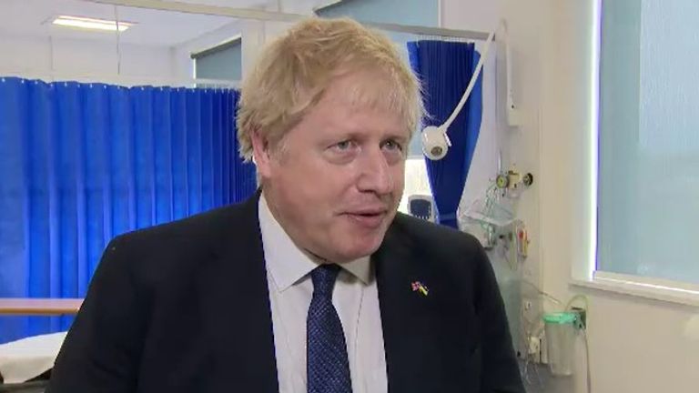 Boris Johnson on Sky News
