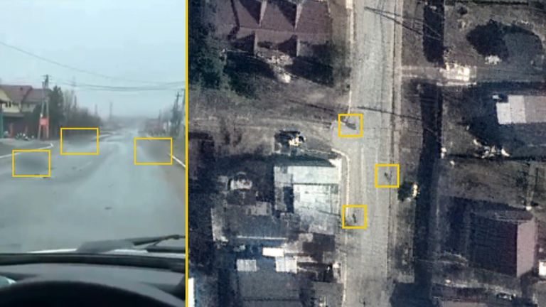 Satellite imagery shows bodies in Bucha lay in the street for weeks