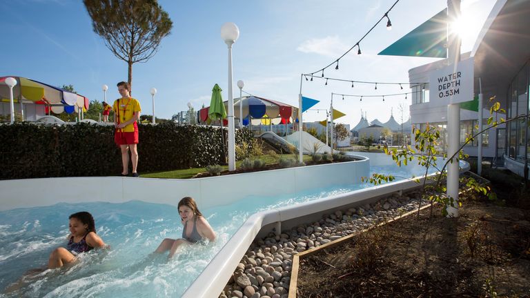 General views of the new &#39;Splash&#39; ..40m swimming pool, which has now officially opened at Butlin&#39;s holiday resort in Bognor Regis, West Sussex