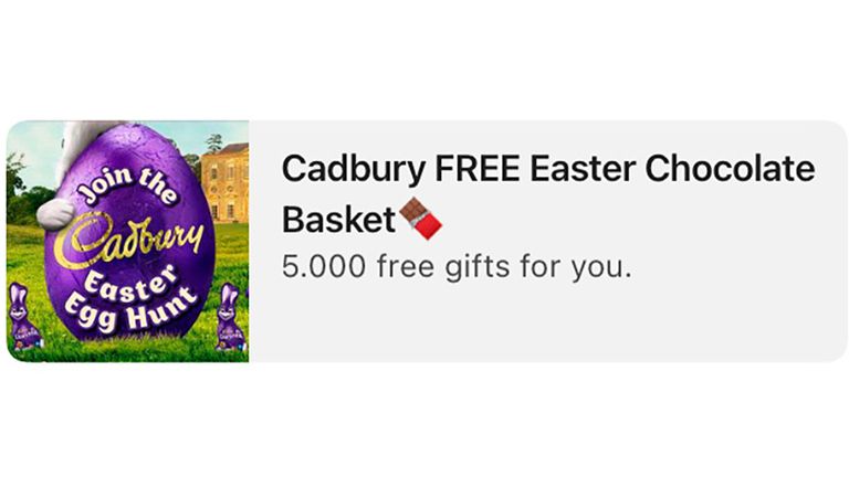 Cadbury has issued a warning over a scam claiming to offer free Cadbury&#39;s chocolate