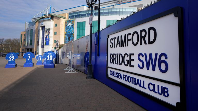 Chelsea's stadium, Stamford Bridge. Pic: AP