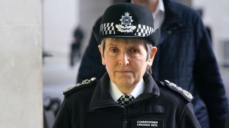 Metropolitan Police chief Dame Cressida Dick