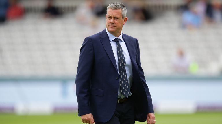 Cricket - Second One Day International - England v Pakistan - Lord&#39;s, London, Britain - July 10, 2021 England director of cricket Ashley Giles Action Images via Reuters/David Klein
