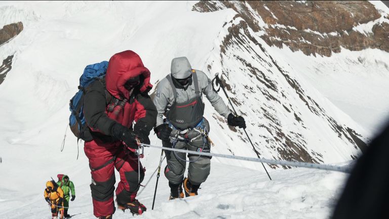 Quadriplegic ex-Rugby player Ed Jackson Mount climbing Himlung Himal in Nepal