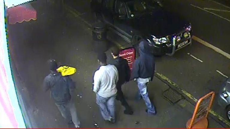 Police want to identify and speak to a group of males seen on CCTV