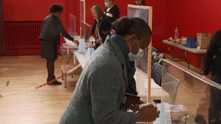 Polls open in France for 2022 presidential election