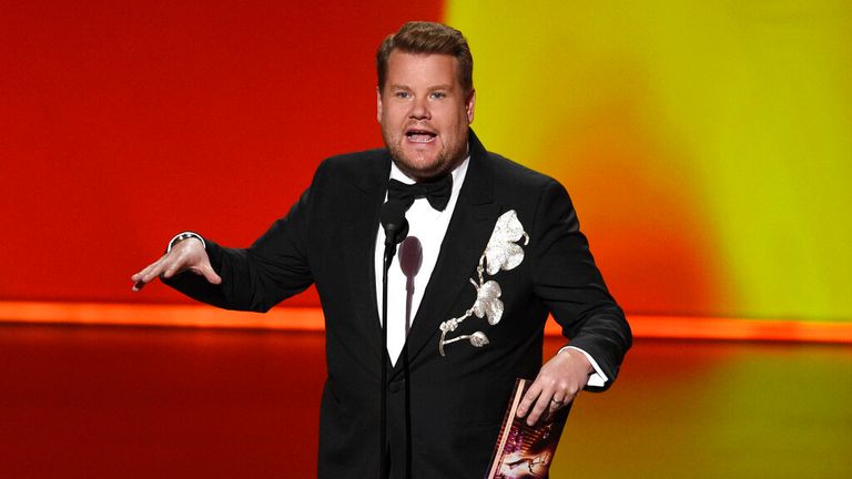 James Corden found huge success in the US. Pic: Chris Pizzello/Invision/AP