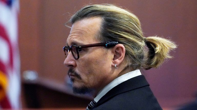 During day four of the trial, photos of Johnny Depp were shown to the court appearing to show the star with facial injuries alleged to have been caused by Amber Heard