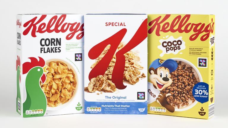 Kellogg&#39;s cereals  boxes
