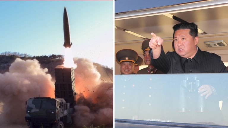 Reclusive state dictator Kim Jong Un observed the test