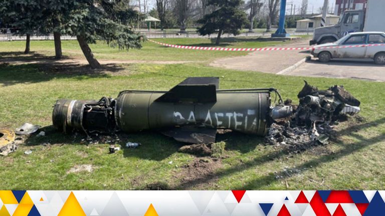 Kramatorsk missile 
Social Picture shown on SKy