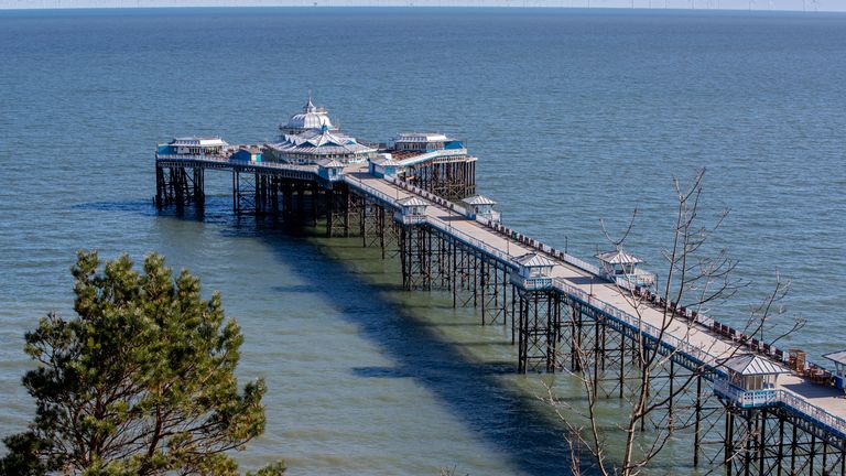 Llandudno in north Wales was ranked second