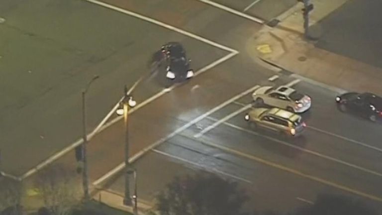Erratic driver causes lengthy police pursuit through Los Angeles