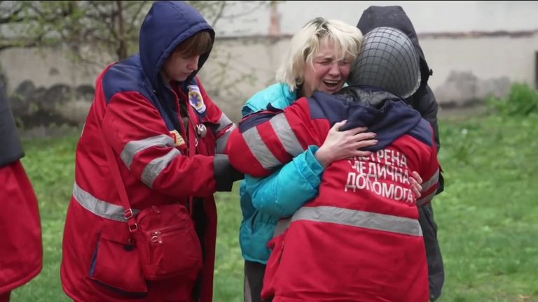 Lviv'de ölümden sonra zor durumda kalan kadın