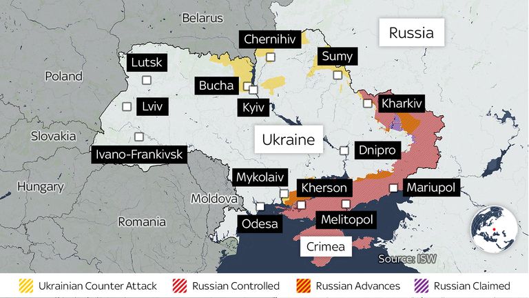 How things stand on day 51 of the war in Ukraine